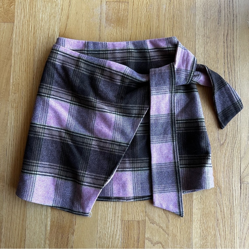 Wilfred pink and black skirt